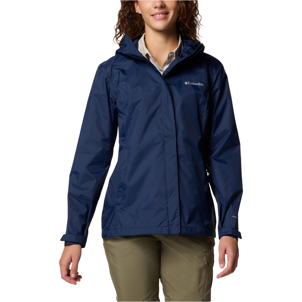 Columbia chaqueta impermeable mujer Arcadia II Jacket vista frontal