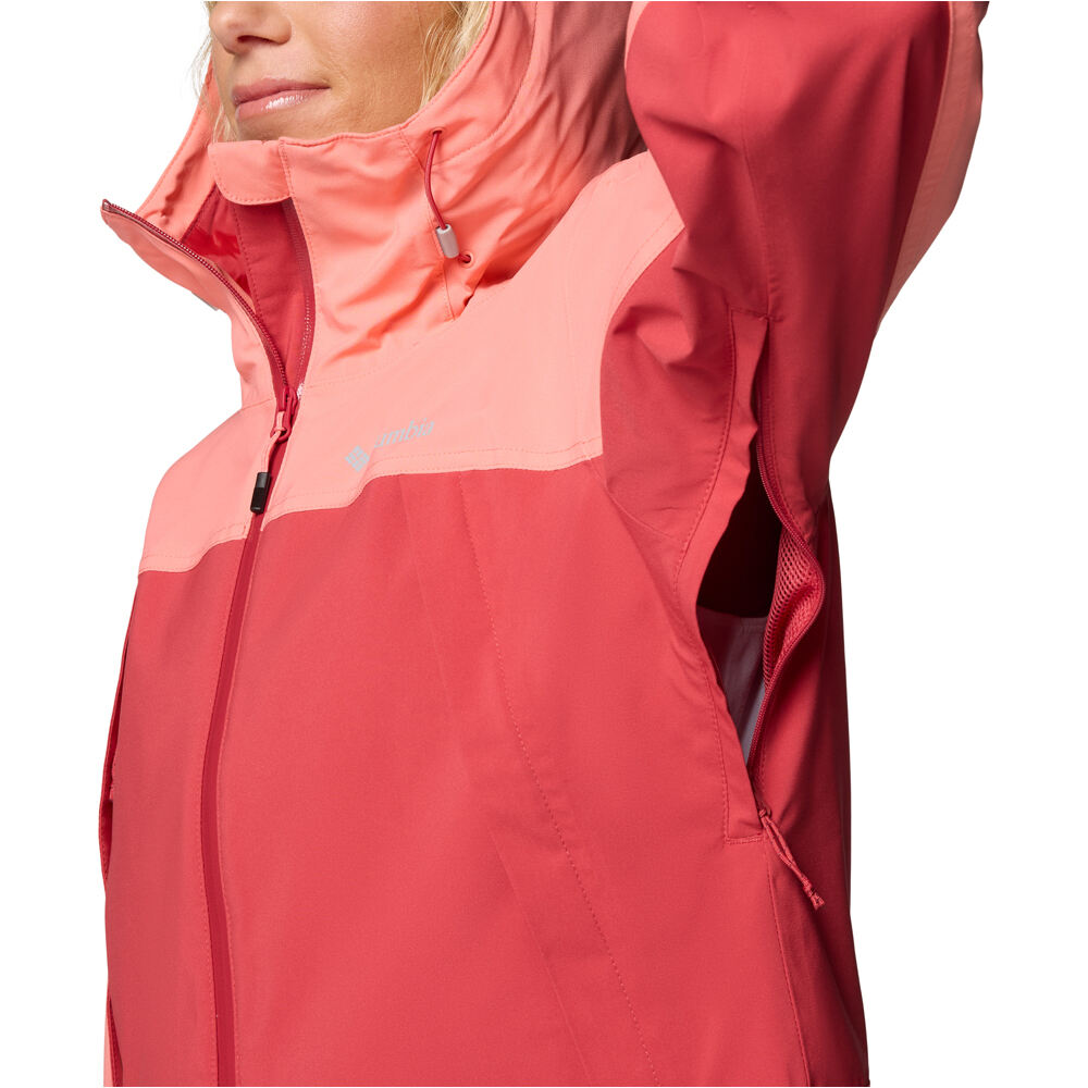Columbia chaqueta impermeable mujer Boulder Falls Jacket 06