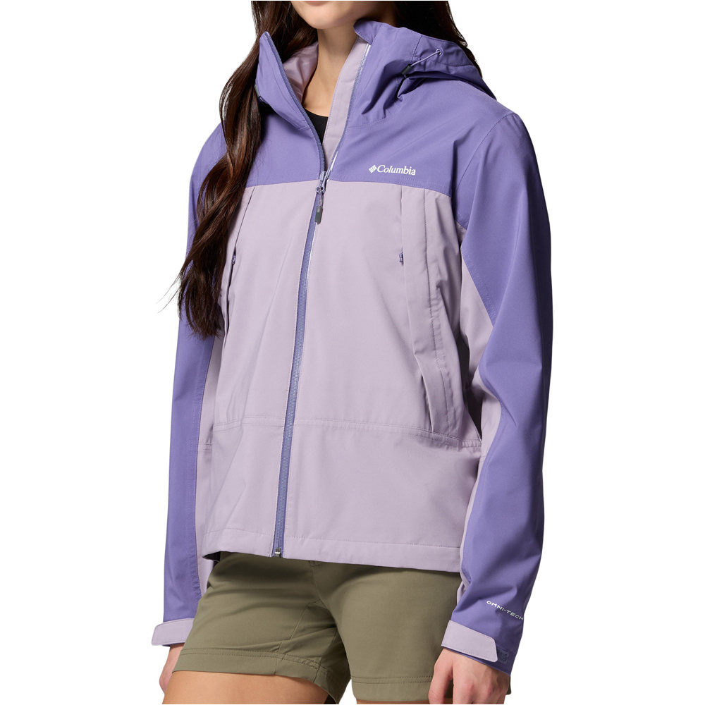 Columbia chaqueta impermeable mujer Boulder Falls Jacket vista detalle