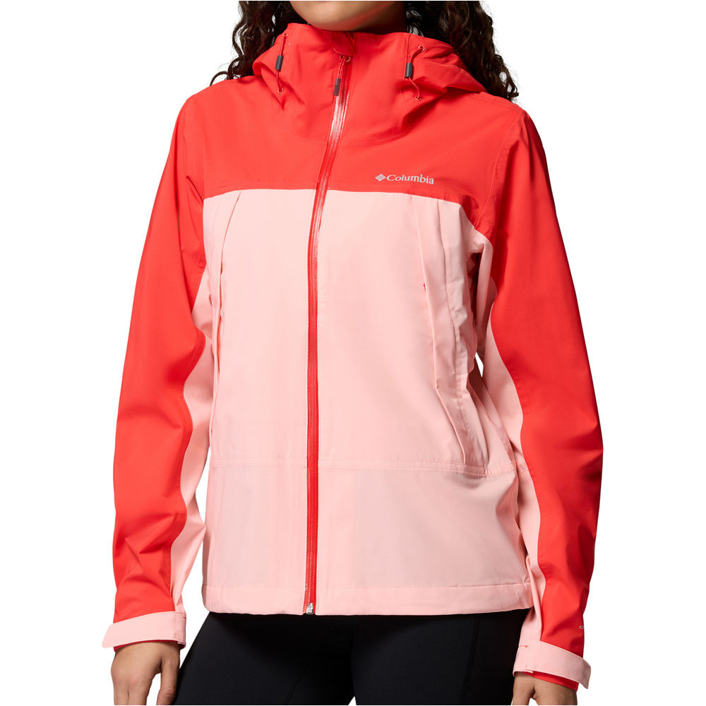 Columbia chaqueta impermeable mujer Boulder Falls Jacket vista detalle