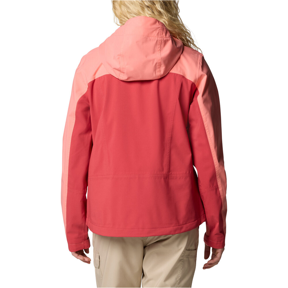 Columbia chaqueta impermeable mujer Boulder Falls Jacket vista trasera