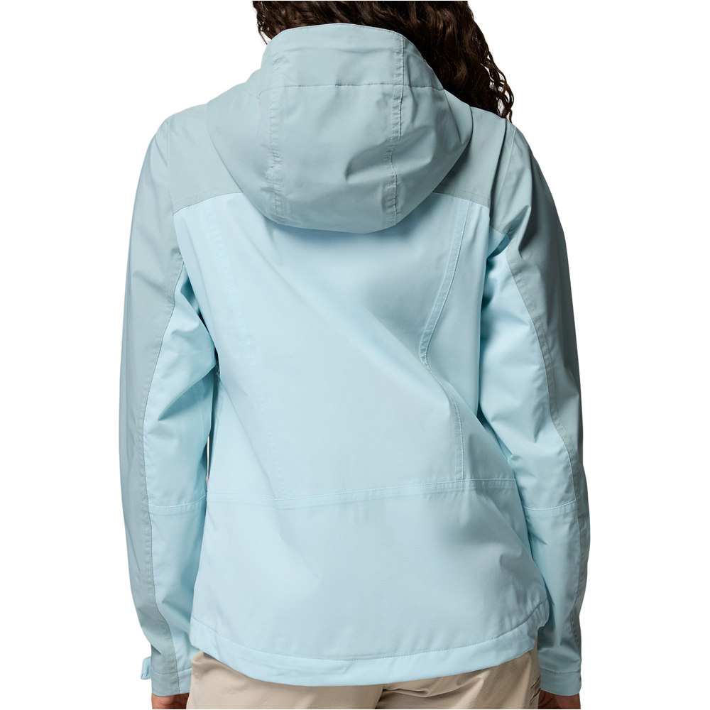 Columbia chaqueta impermeable mujer Boulder Falls Jacket vista trasera