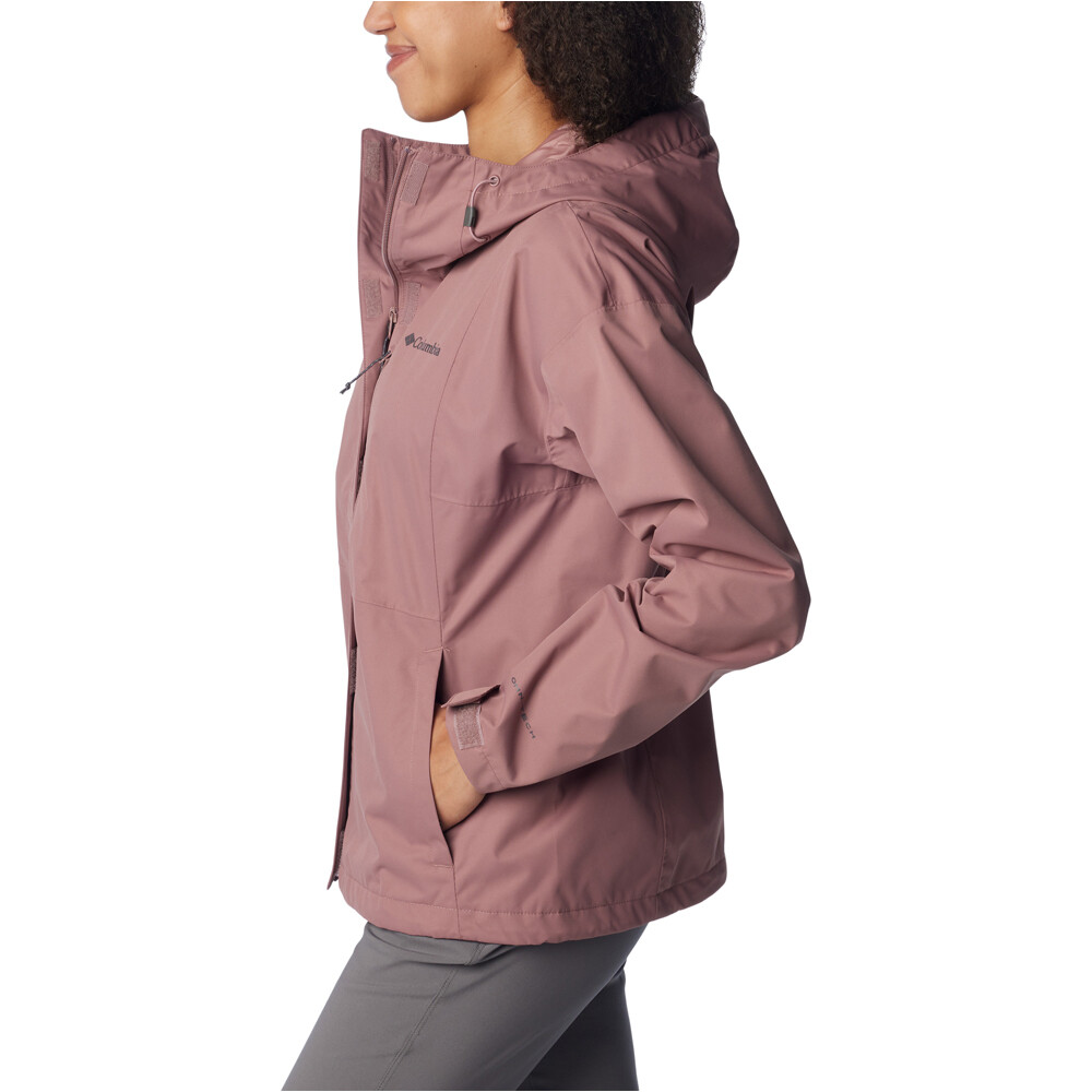 Columbia chaqueta impermeable mujer Hikebound II Jacket vista detalle
