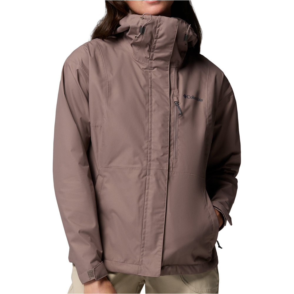Columbia chaqueta impermeable mujer Hikebound II Jacket vista frontal