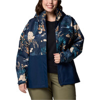 Columbia chaqueta impermeable mujer Hikebound Printed Jacket 03