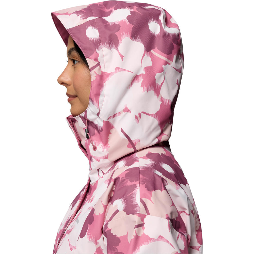 Columbia chaqueta impermeable mujer Hikebound Printed Jacket 06