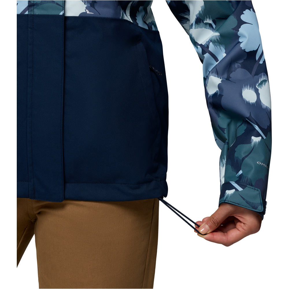 Columbia chaqueta impermeable mujer Hikebound Printed Jacket 07