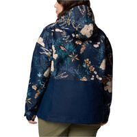 Columbia chaqueta impermeable mujer Hikebound Printed Jacket vista trasera