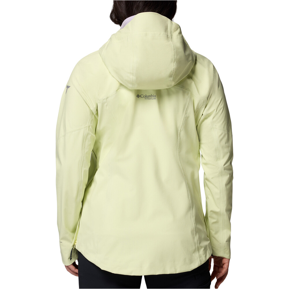Columbia chaqueta impermeable mujer Northwest Explorer 3L Shell vista trasera