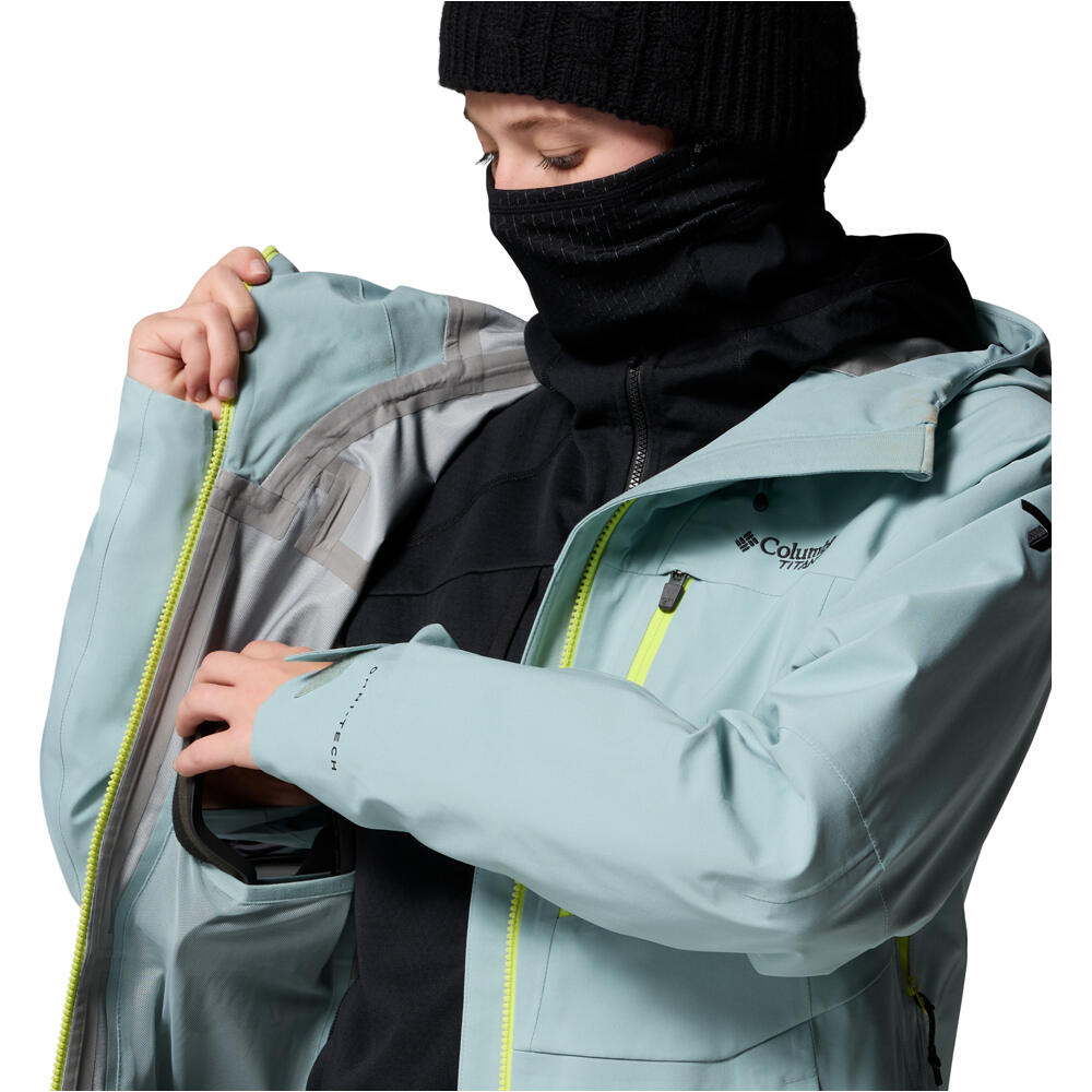 Columbia chaqueta impermeable mujer Platinum Peak II 3L Shell 04