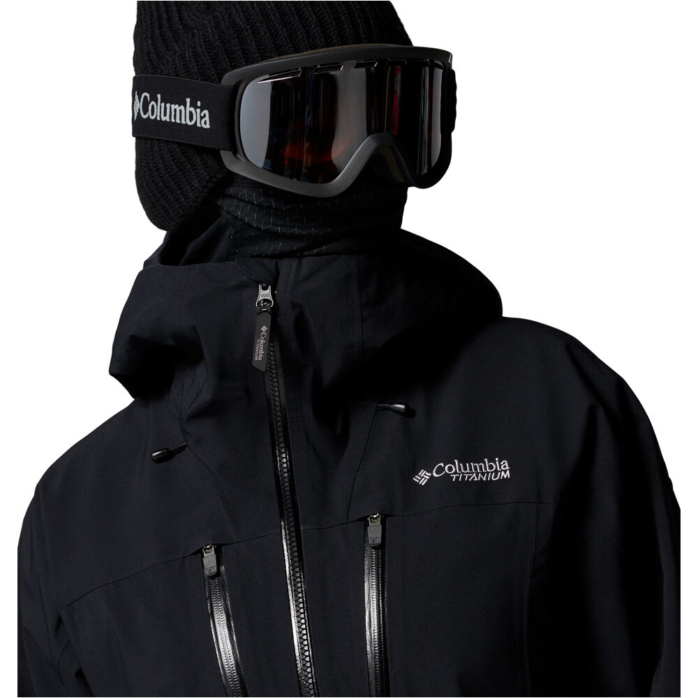 Columbia chaqueta impermeable mujer Platinum Peak II 3L Shell vista detalle