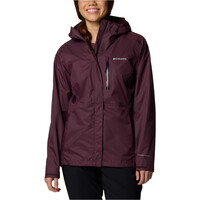 Columbia chaqueta impermeable mujer Pouring Adventure III Jacket vista frontal