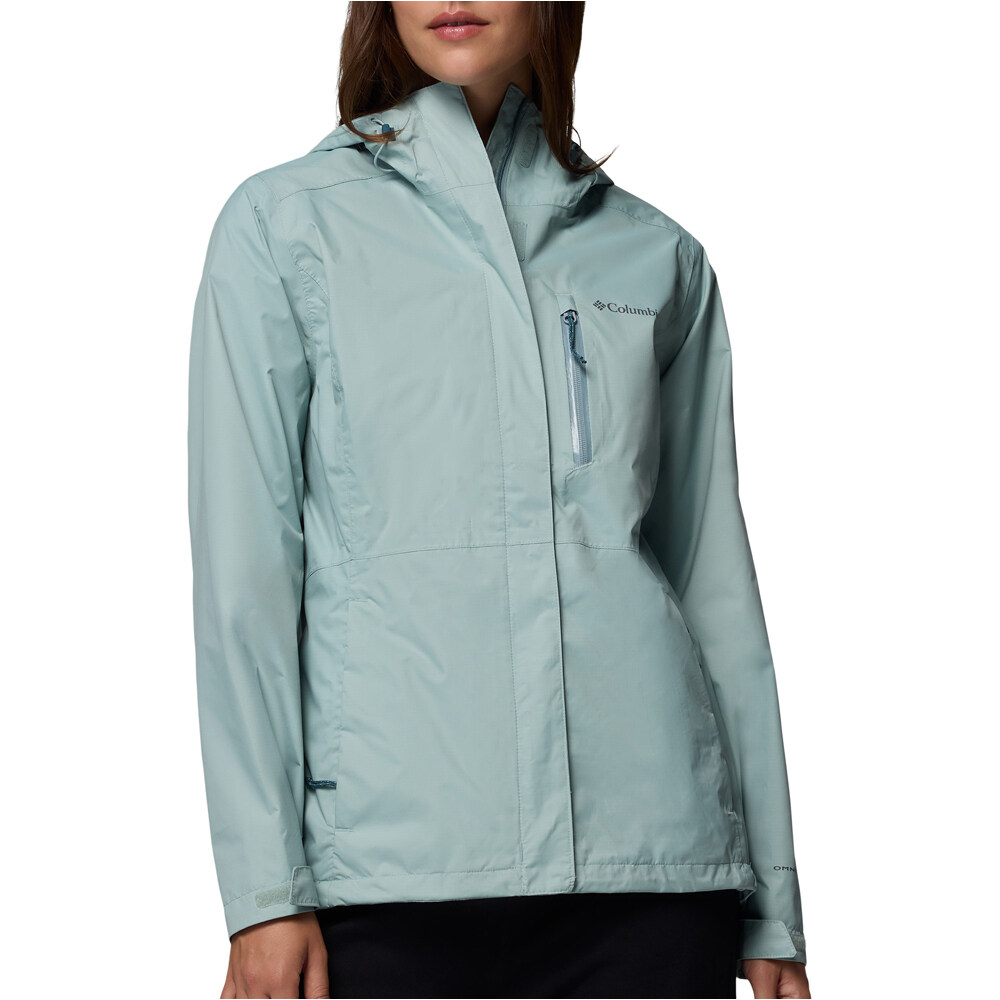 Columbia chaqueta impermeable mujer Pouring Adventure III Jacket vista frontal