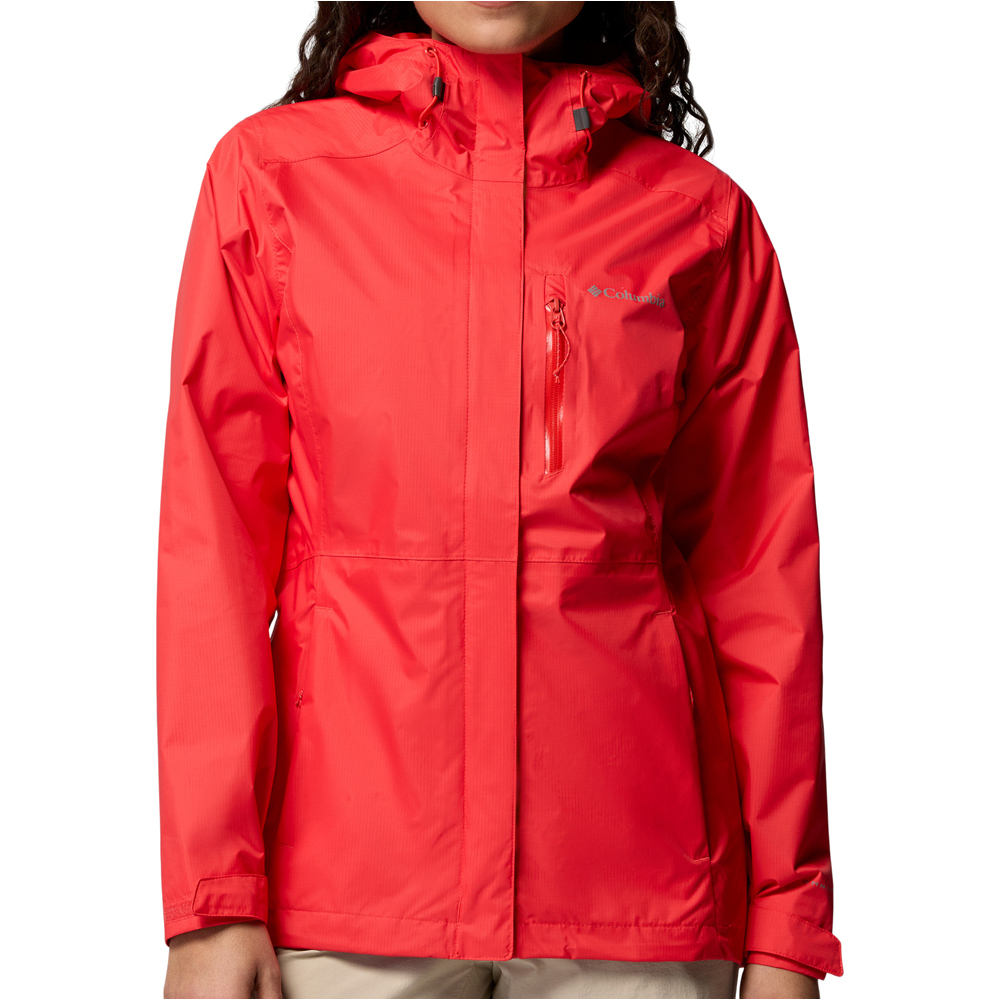 Columbia chaqueta impermeable mujer Pouring Adventure III Jacket vista frontal