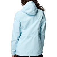 Columbia chaqueta impermeable mujer Pouring Adventure III Jacket vista trasera