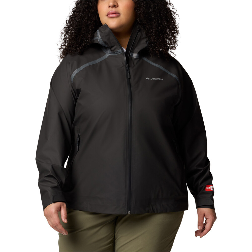 Columbia chaqueta impermeable mujer Reign No Shine Jacket vista frontal