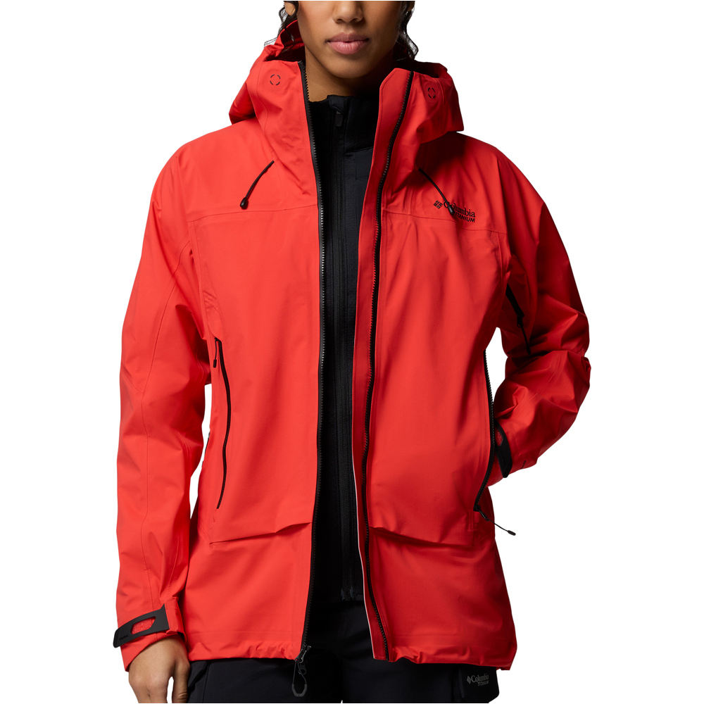 Columbia chaqueta impermeable mujer Saudan Pro 3L Shell 03