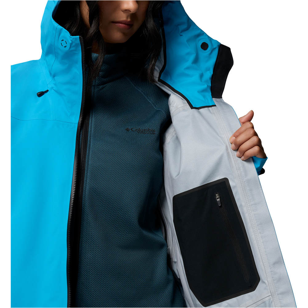 Columbia chaqueta impermeable mujer Saudan Pro 3L Shell 04