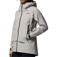 Columbia chaqueta impermeable mujer Saudan Pro 3L Shell vista detalle