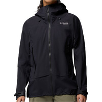 Columbia chaqueta impermeable mujer Saudan Pro 3L Shell vista frontal