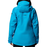 Columbia chaqueta impermeable mujer Saudan Pro 3L Shell vista trasera