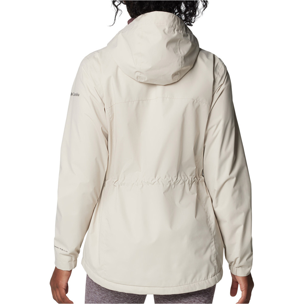 Columbia chaqueta impermeable mujer Sweet Creek II Lined Rain Jacket vista trasera