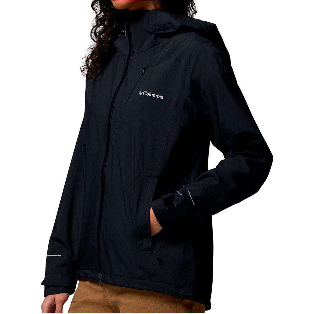 Columbia chaqueta impermeable mujer Trailborne 2.5L Shell vista detalle