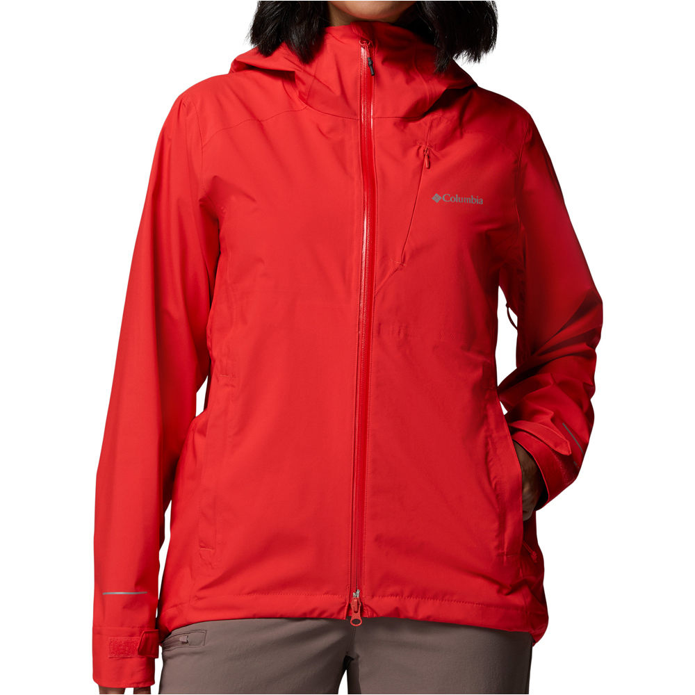 Columbia chaqueta impermeable mujer Trailborne 2.5L Shell vista frontal