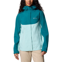 Columbia chaqueta impermeable mujer Wahkeena Falls 3L Shell vista frontal