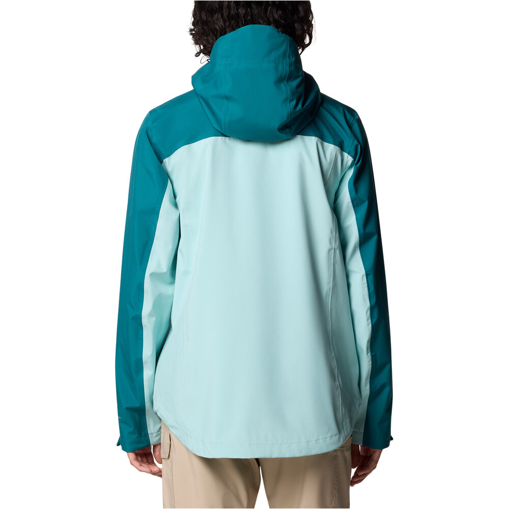 Columbia chaqueta impermeable mujer Wahkeena Falls 3L Shell vista trasera