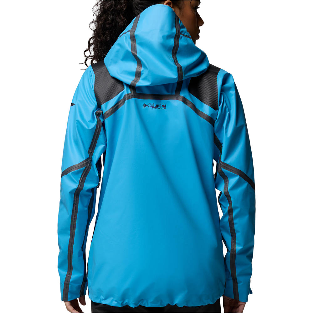 Columbia chaqueta impermeable mujer Whistler Peak Shell vista trasera