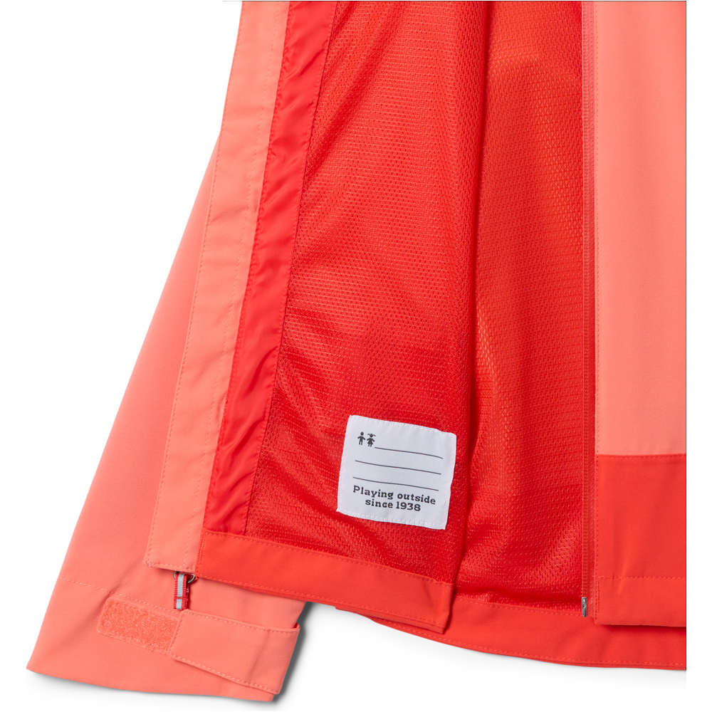 Columbia chaqueta impermeable niño Boulder Falls Jacket vista detalle