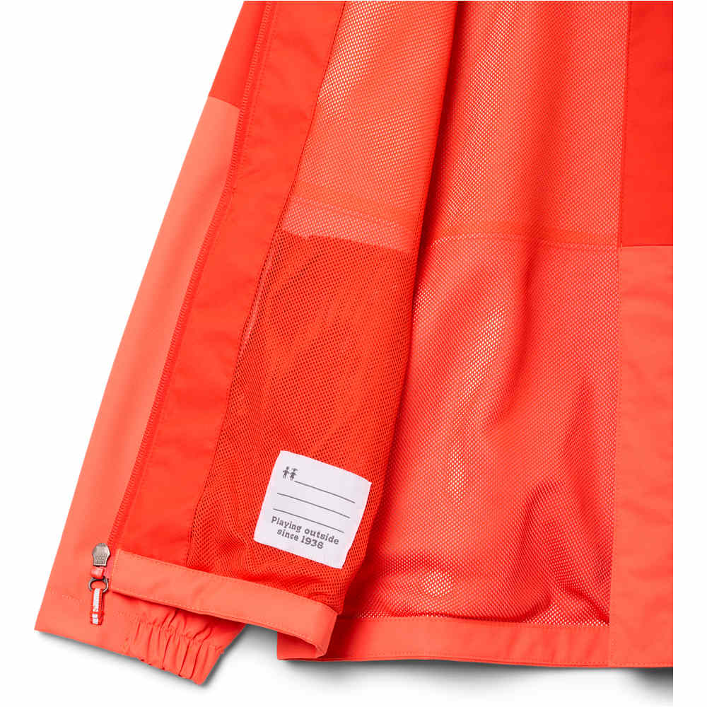 Columbia chaqueta impermeable niño Hikebound II Jacket vista detalle