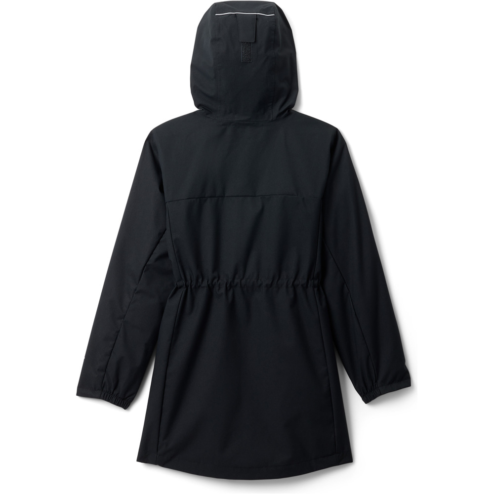 Columbia chaqueta impermeable niño Hikebound Long Jacket vista trasera