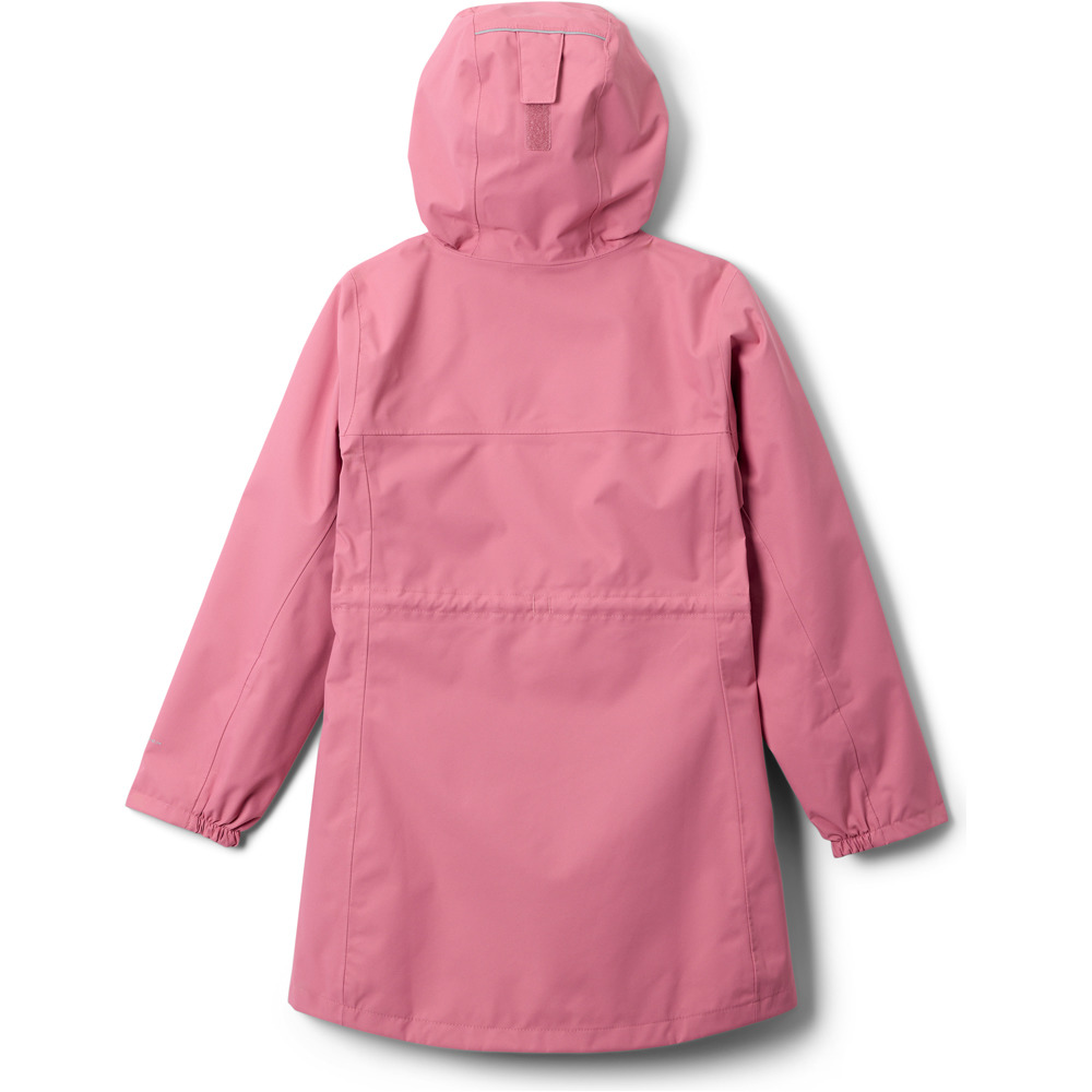 Columbia chaqueta impermeable niño Hikebound Long Jacket vista trasera
