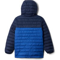 Columbia chaqueta impermeable niño Powder Lite II Hooded Jacket vista trasera
