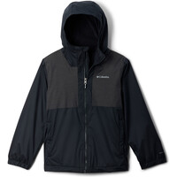 Columbia chaqueta impermeable niño Rainy Trails II Fleece Lined Jacket vista frontal
