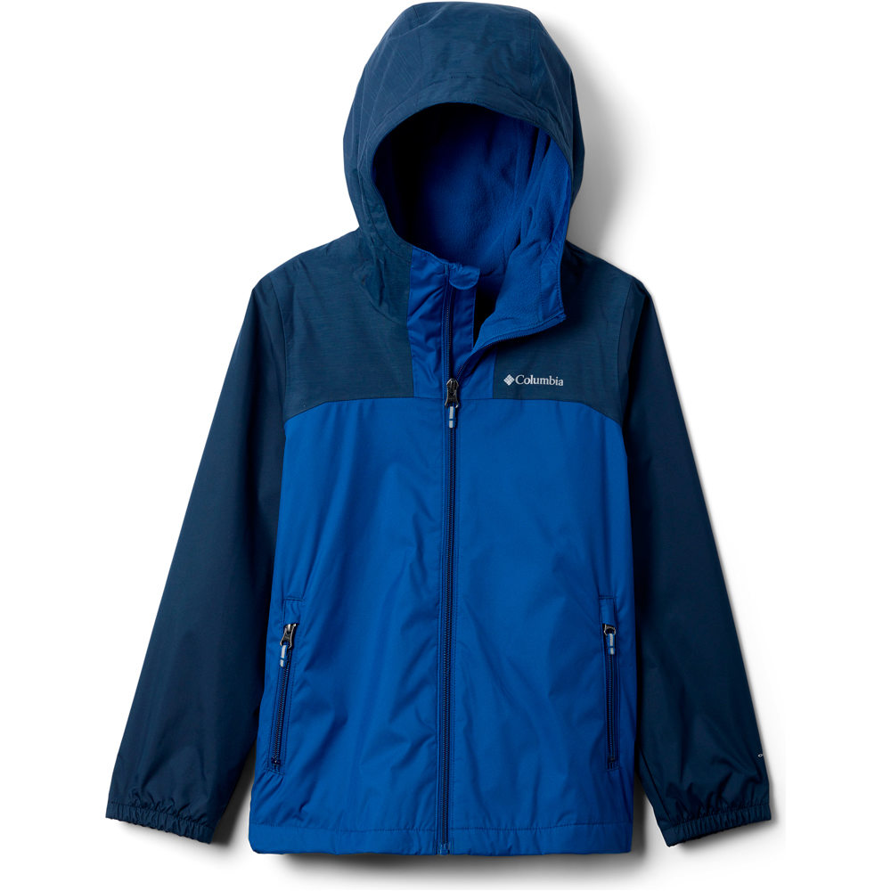 Columbia chaqueta impermeable niño Rainy Trails III Fleece Lined Jacket vista frontal