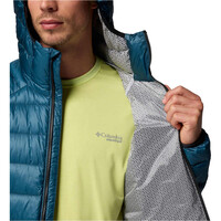 Columbia chaqueta outdoor hombre Arctic Crest Down Hooded Jacket vista detalle