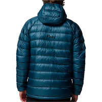 Columbia chaqueta outdoor hombre Arctic Crest Down Hooded Jacket vista trasera