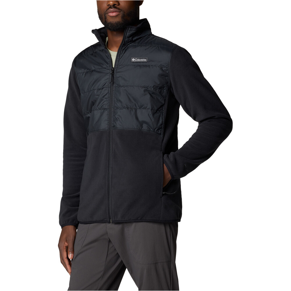Columbia chaqueta outdoor hombre Basin Butte Full Zip Fleece II vista detalle