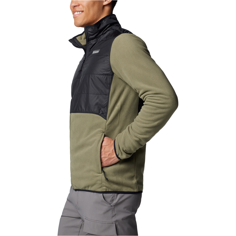 Columbia chaqueta outdoor hombre Basin Butte Full Zip Fleece II vista detalle