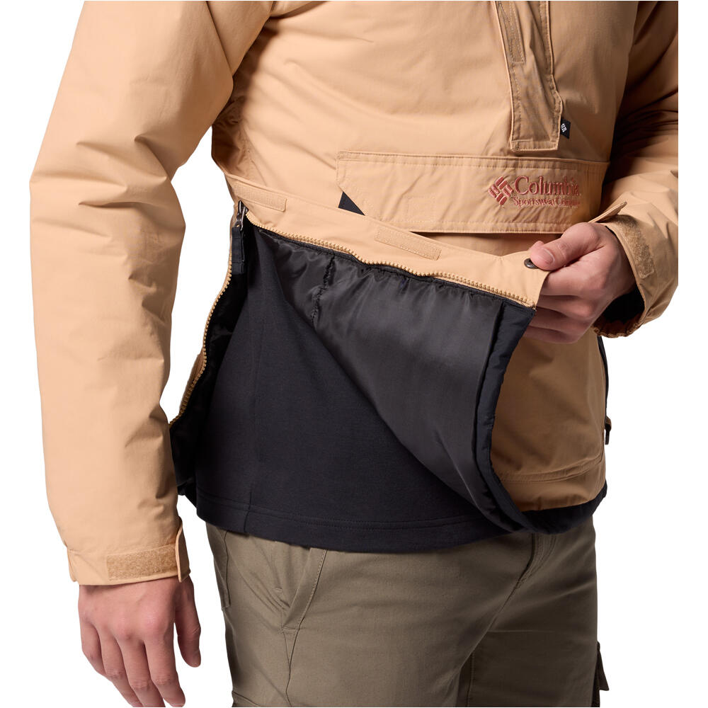 Columbia chaqueta outdoor hombre Challenger II Insulated Pullover vista detalle