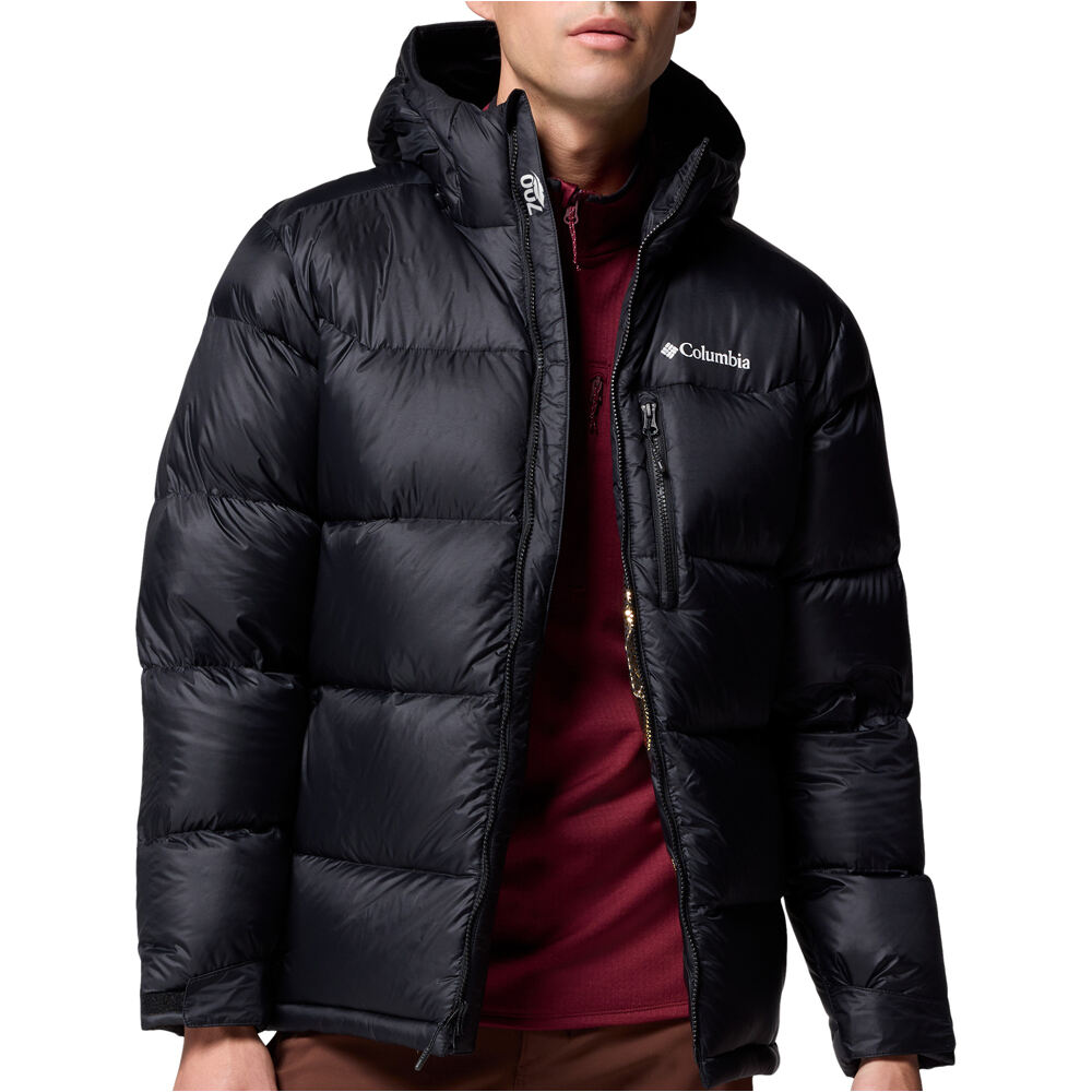 Columbia chaqueta outdoor hombre Cloudview Down Hooded Jacket vista detalle