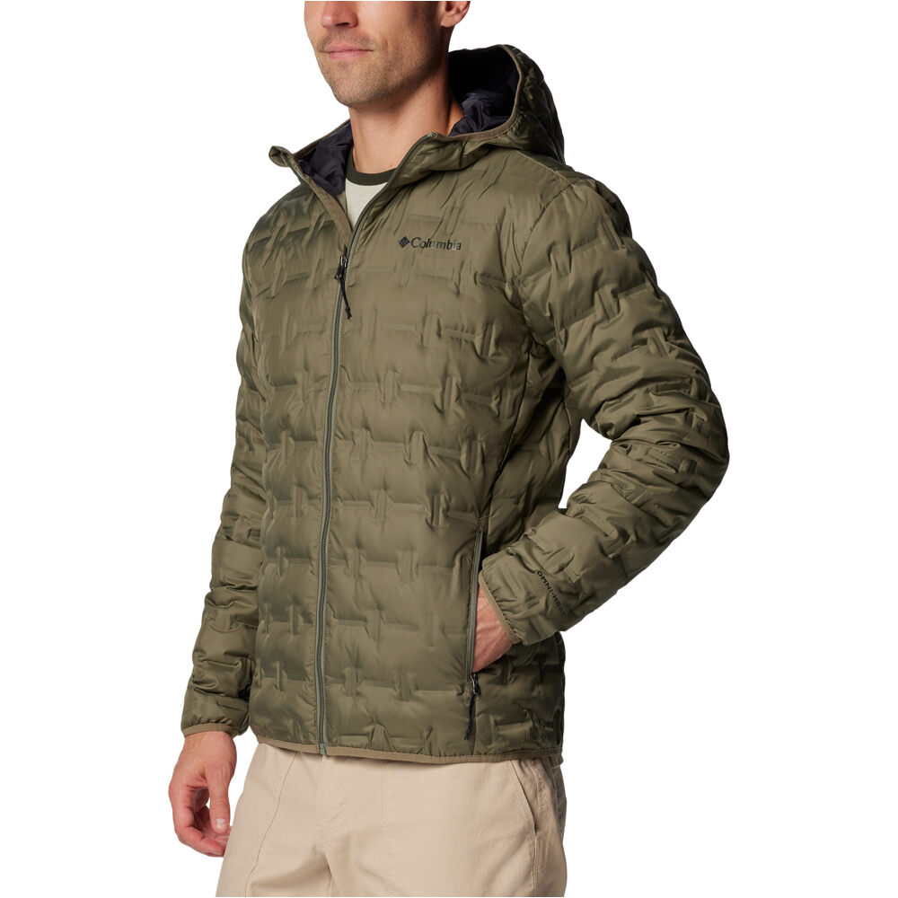 Columbia chaqueta outdoor hombre Delta Ridge II Down Hooded Jacket vista detalle