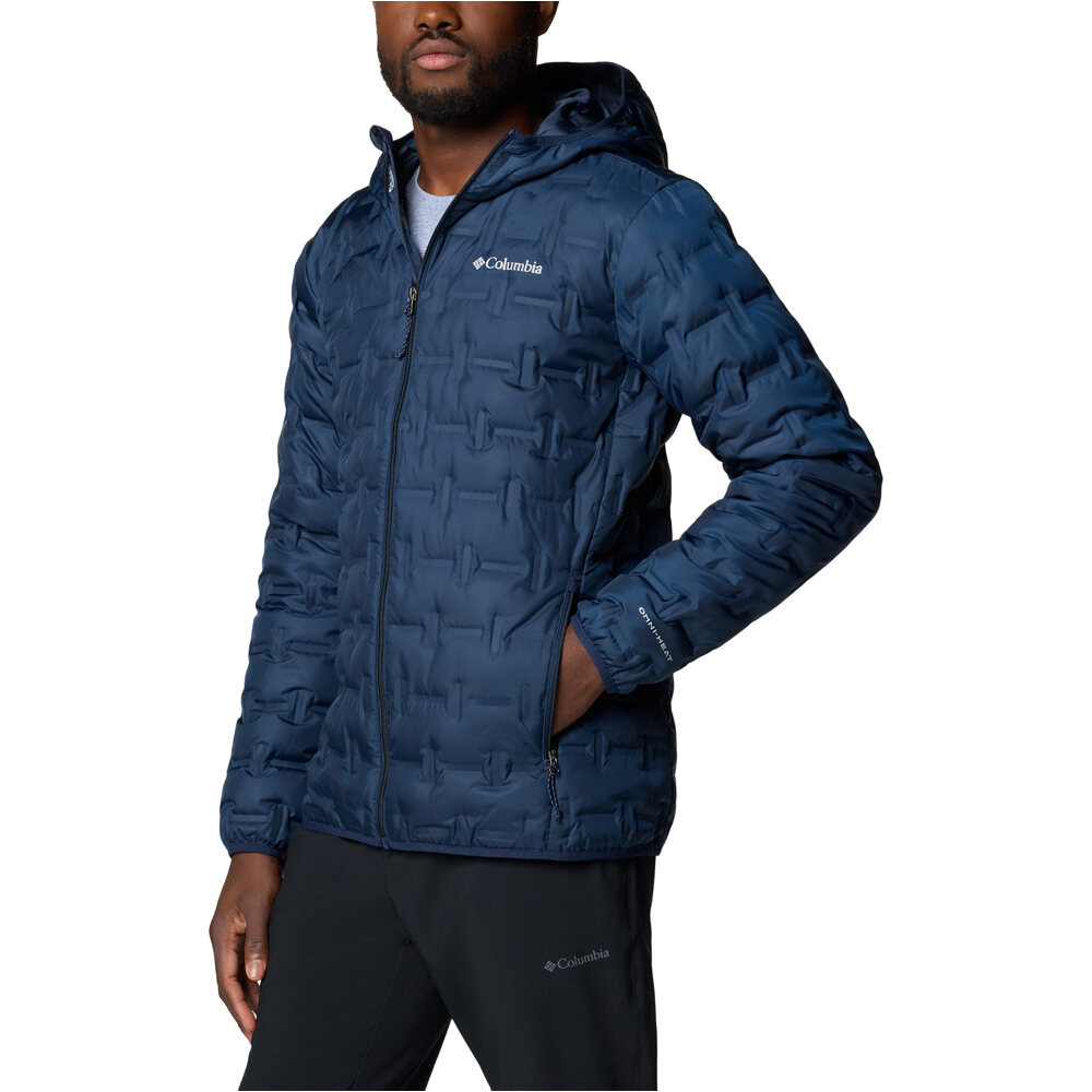 Columbia chaqueta outdoor hombre Delta Ridge II Down Hooded Jacket vista detalle