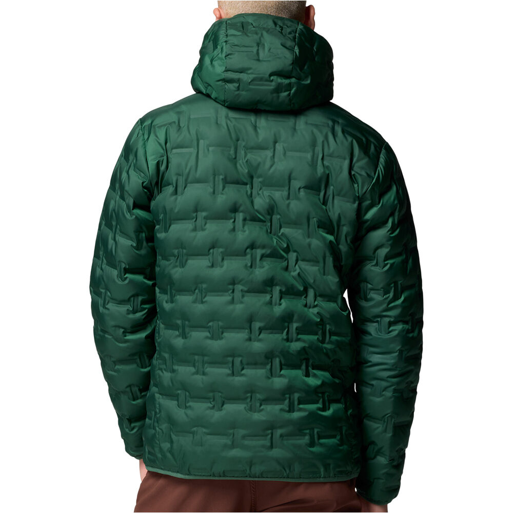 Columbia chaqueta outdoor hombre Delta Ridge II Down Hooded Jacket vista trasera