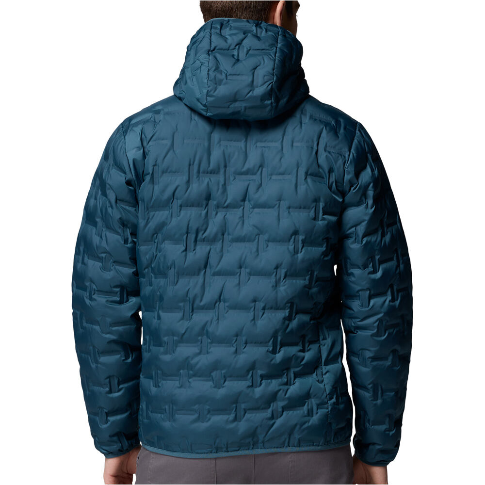 Columbia chaqueta outdoor hombre Delta Ridge II Down Hooded Jacket vista trasera