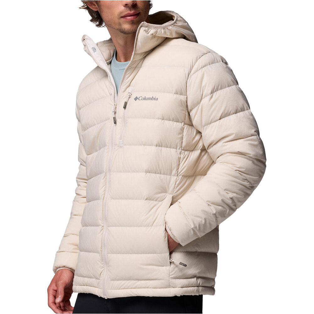 Columbia chaqueta outdoor hombre Drift Peak   Stretch Down Hooded Jacket vista detalle
