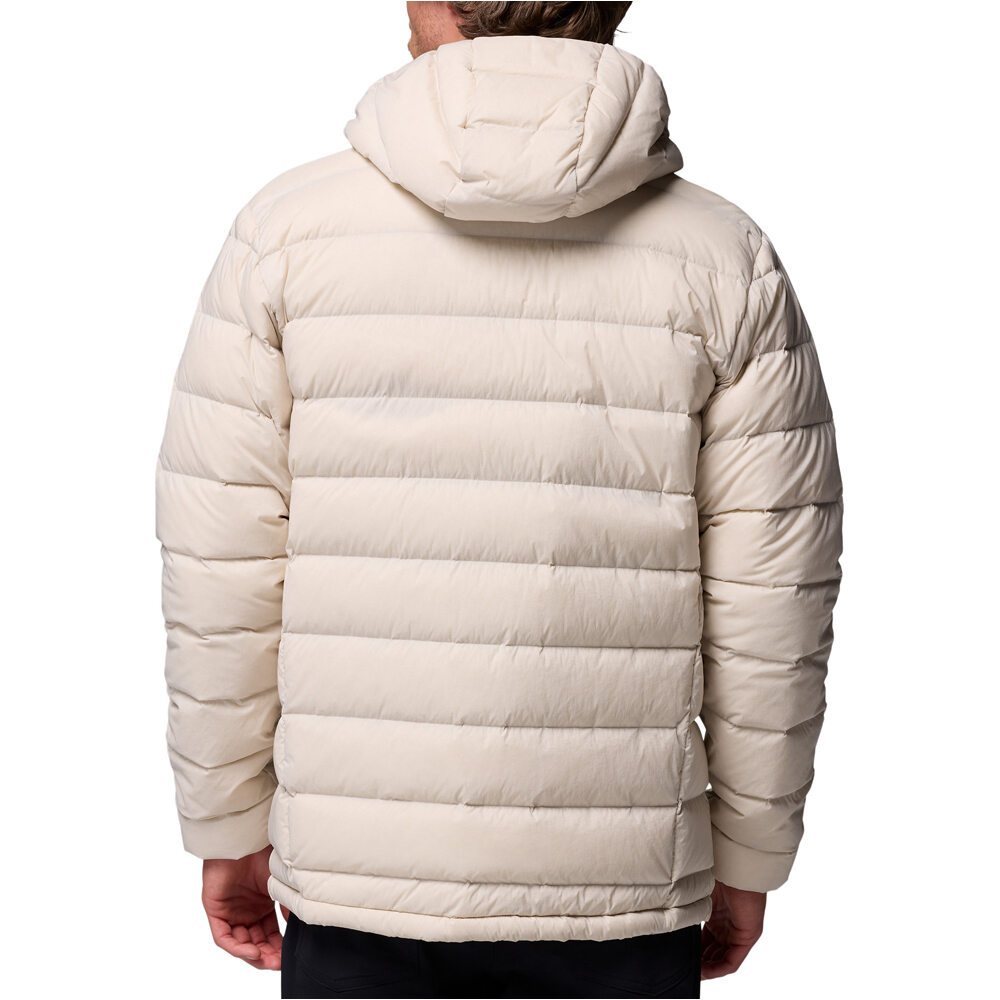 Columbia chaqueta outdoor hombre Drift Peak   Stretch Down Hooded Jacket vista trasera